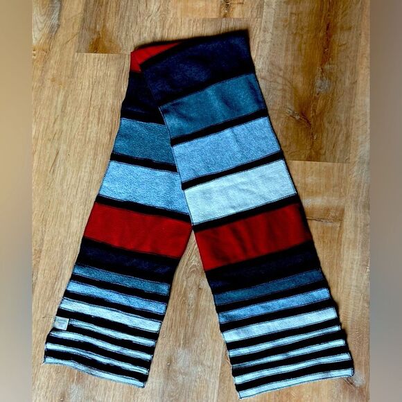 St. John's Bay Striped Fleece Patchwork Scarf - Picture 1 of 3